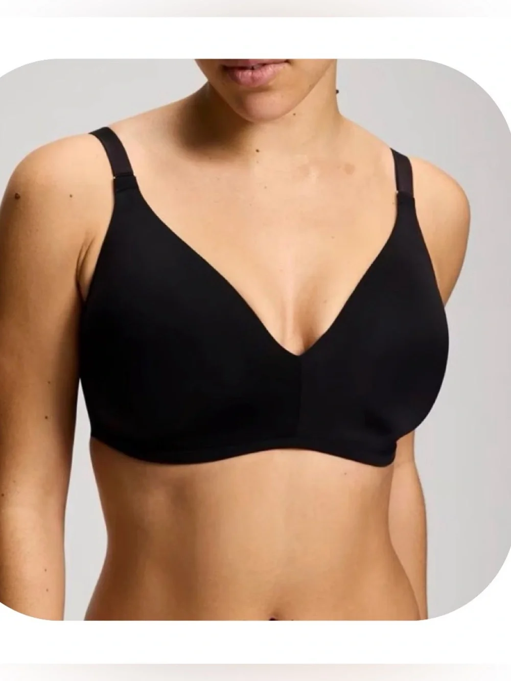 Soma 36D black vanishing 360 wireless bra